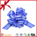 Fancy Decorative Silver Christmas Ribbon Bow